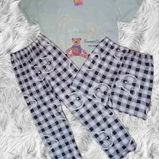Pijamas tres piezas adultos