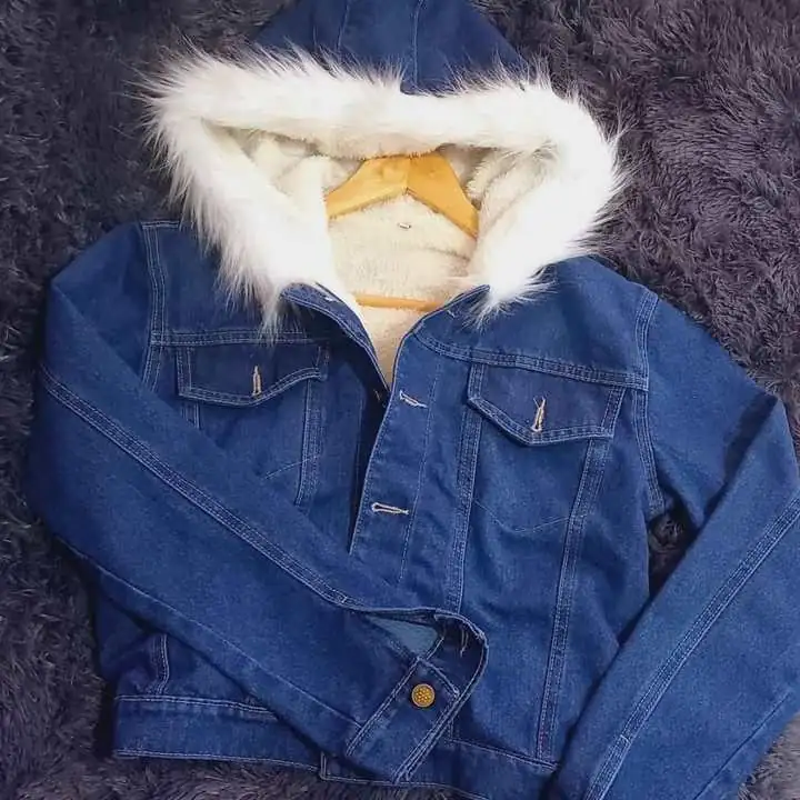 Campera de jeans con peluche por dentro