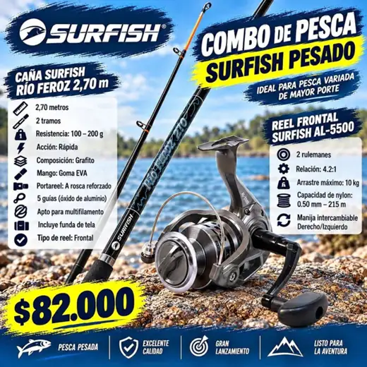 Combo pesado surfish