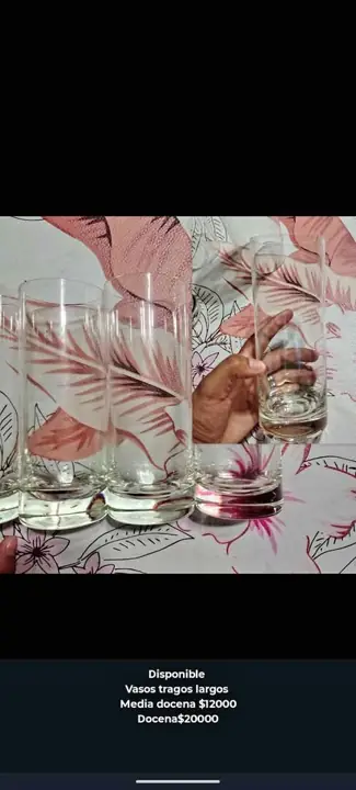 Oferta Vasos tragos largos