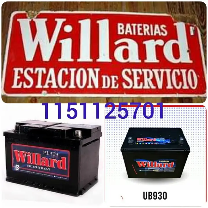 BATERIAS 12X75 12X65 marca Moura Willard dynasty herbo envio y colocacion