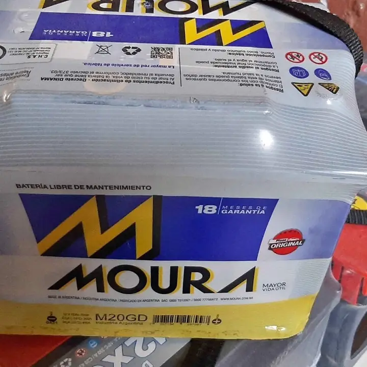 Baterias automotor marca moura,proba,willard todos los amper.consulte!