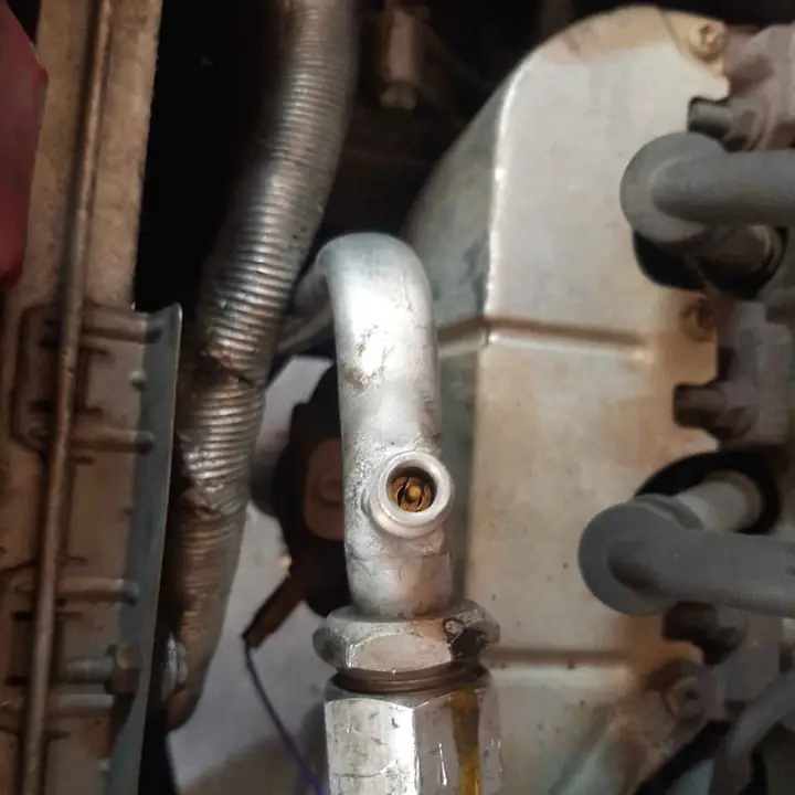 Aire acondicionado automotor y prueba de vacio, con chequeo
