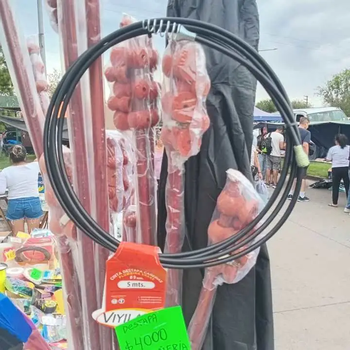 Cinta destapa cañeria
