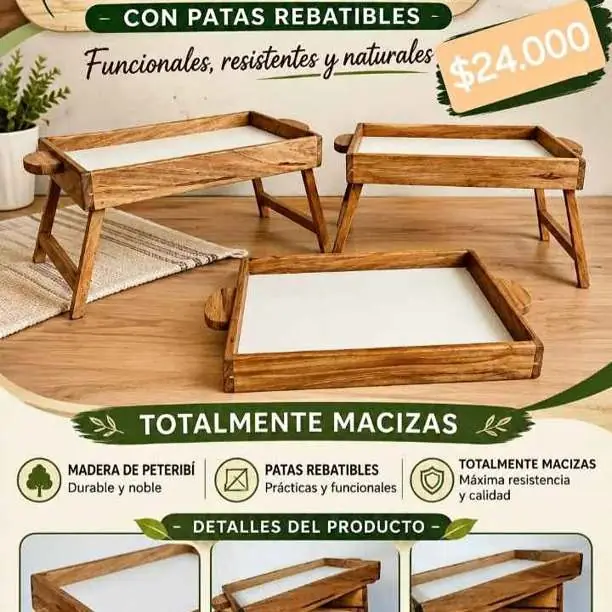 Bandejas ideal desayunos por menor y mayor