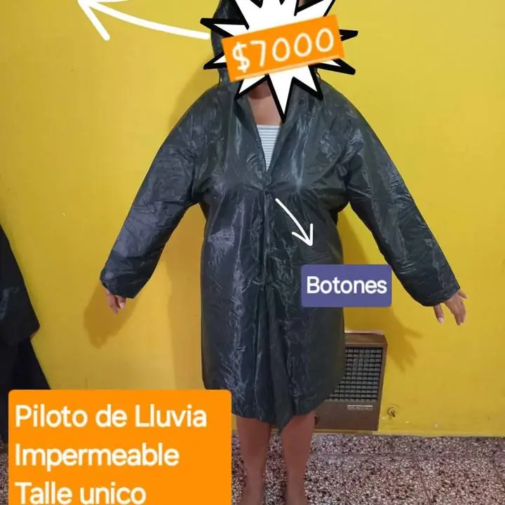 Traje lluvia capa lluvia impermeable