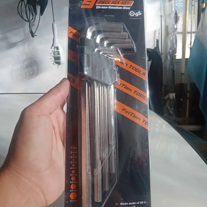 Llave alem 9 piezas $6000