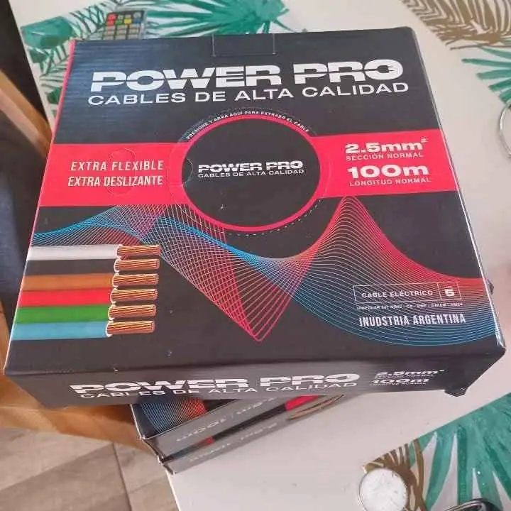 Rollos cable 100 m 2.5 cable