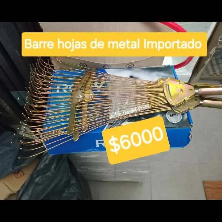 Barre hojas metal