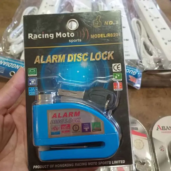 Traba disco alarma moto