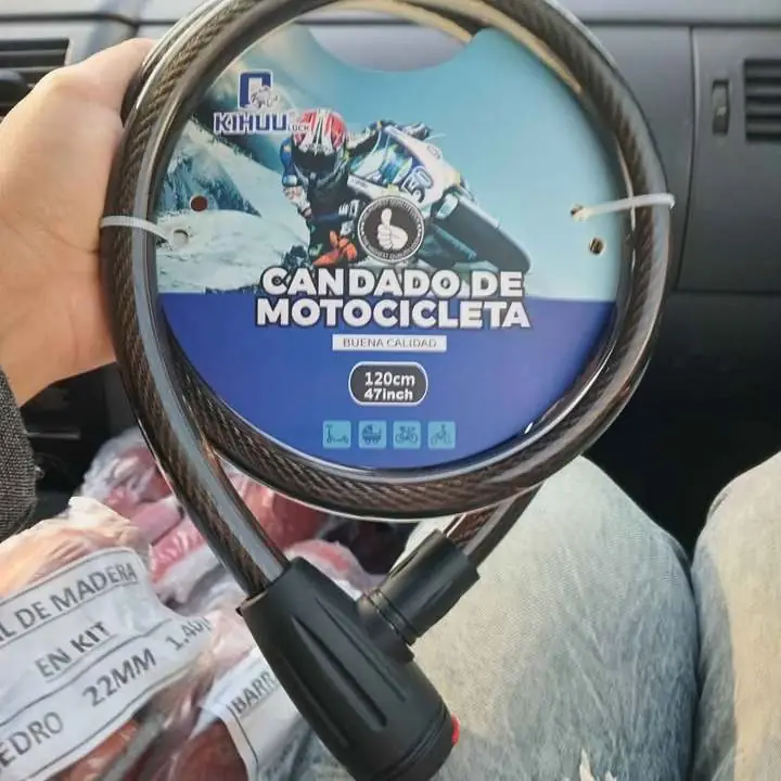 Candado linga moto /bici con llave