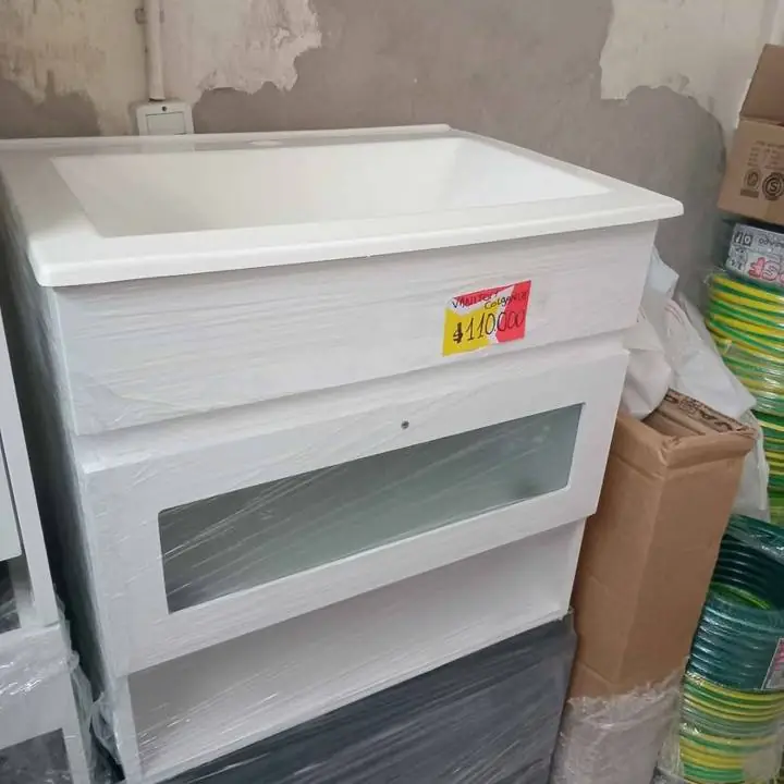 Vanitory colgante 60 cm + bacha
