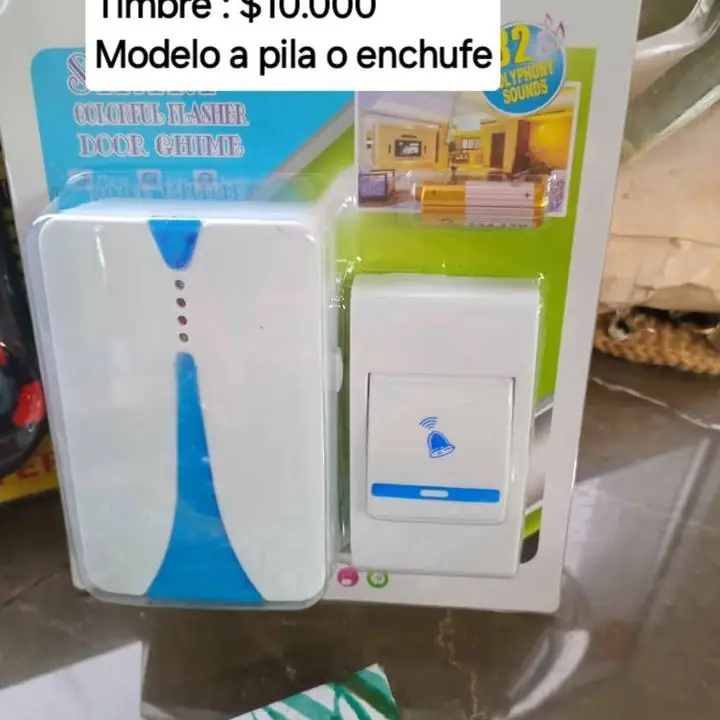 Timbre a pila o enchufe