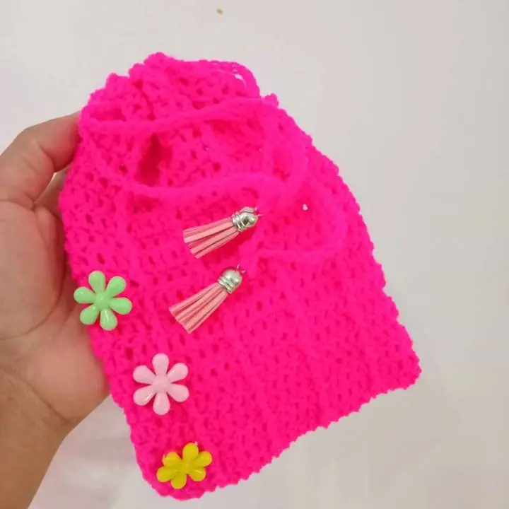 Carteritas de nena a crochet