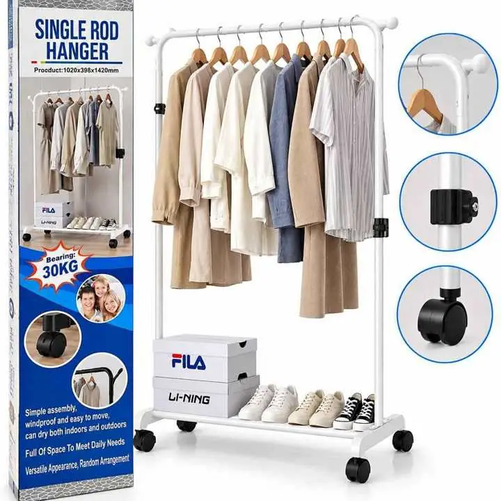 Perchero Organizador Zapatero con Ruedas 1020X398X1420MM