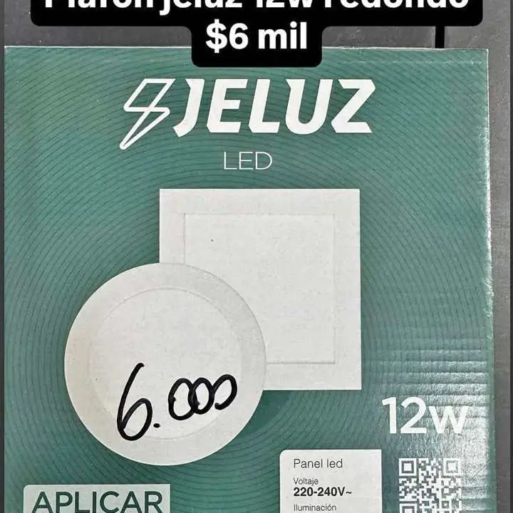Plafón de luz 12w redondo