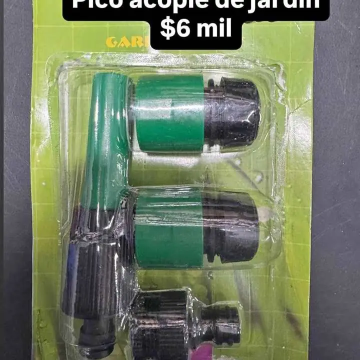 Pico acople para manguera de jardín