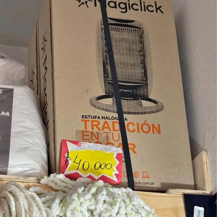 Estufa halógena grande magiclick