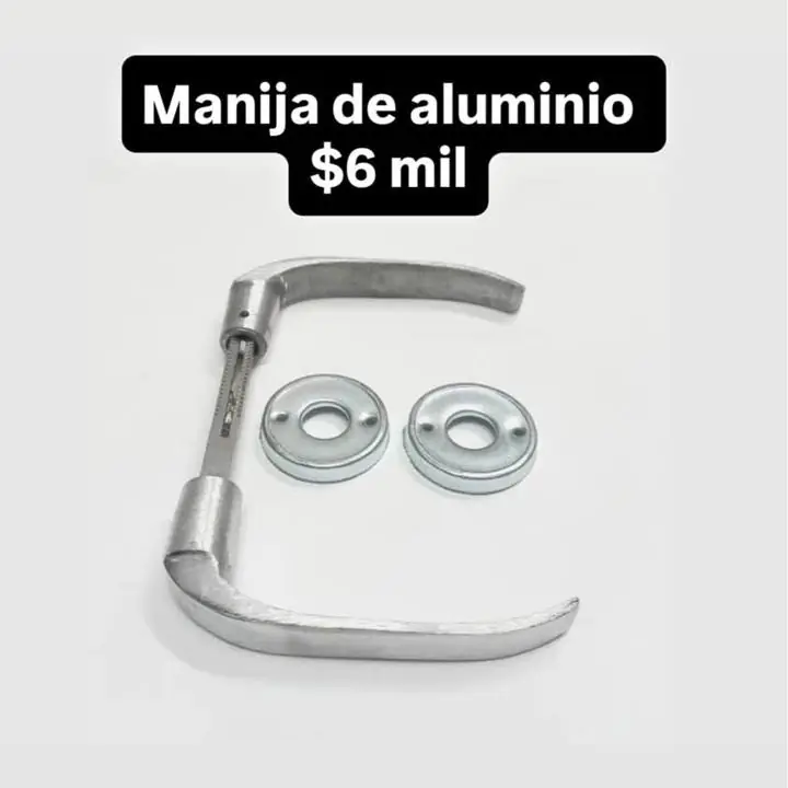 Manija de aluminio