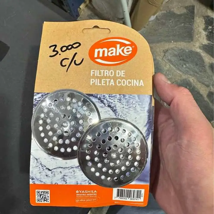 Filtro de pileta de cocina