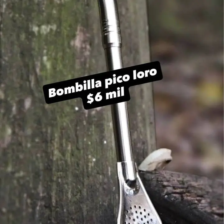 Bombilla pico loro mate