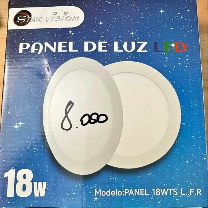 Plafón de luz de embutir 18w