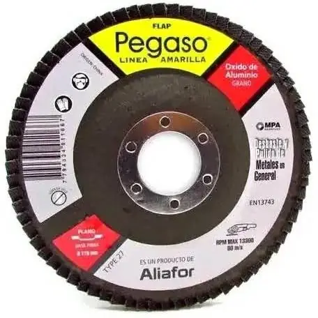 Disco flap con base de fibra de grano 40