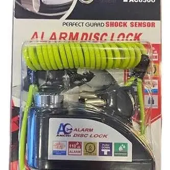 Traba disco con alarma y recordatorio