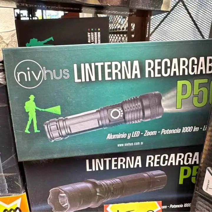 Linterna p50 recargable