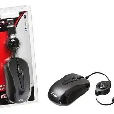 Mouse con cable retráctil