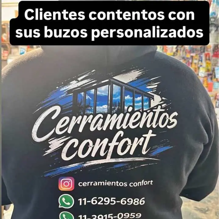 Buzos personalizados con tu marca
