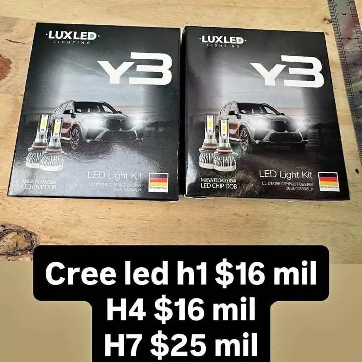 Luz Cree led h1 h4 h7 para auto