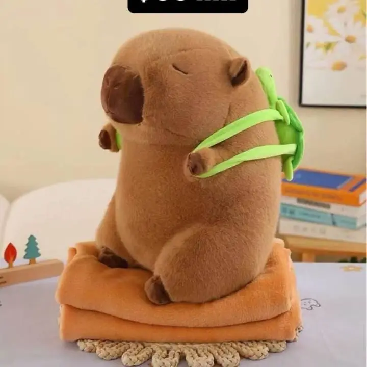 Peluche Capibara con mantita