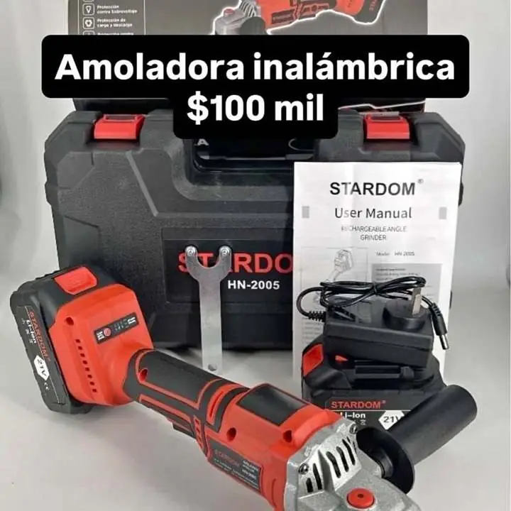 Amoladora inalámbrica