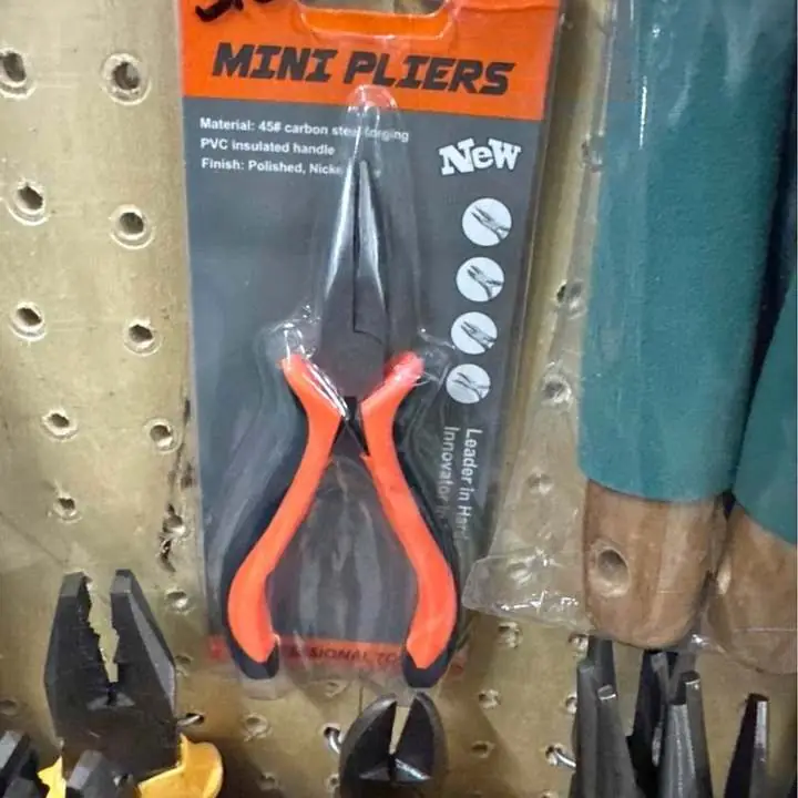 Mini pinza de punta doblada