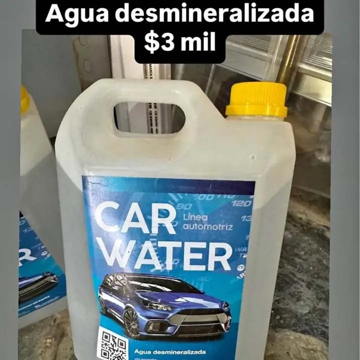 Agua desmineralizada x 5 litros