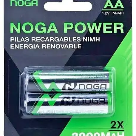 Pilas recargables noga AA
