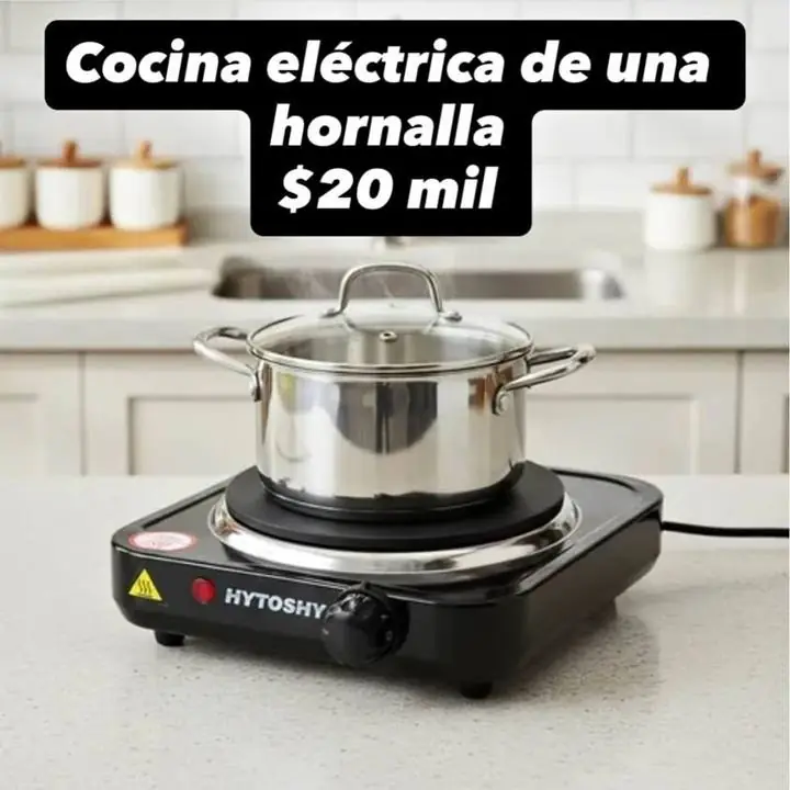 Cocina eléctrica de una hornalla