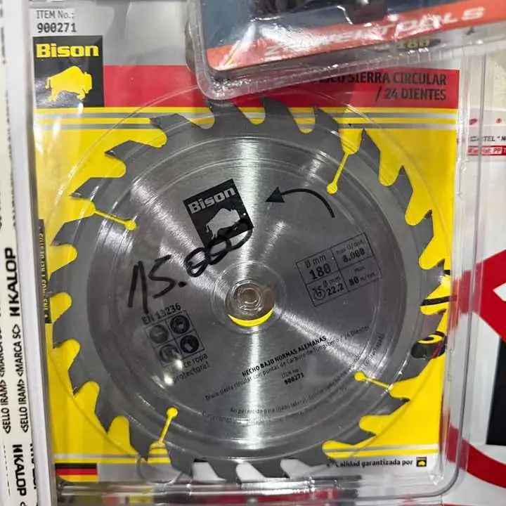 Disco para cierra circular