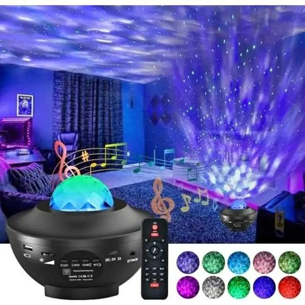 Proyector galaxia con parlante