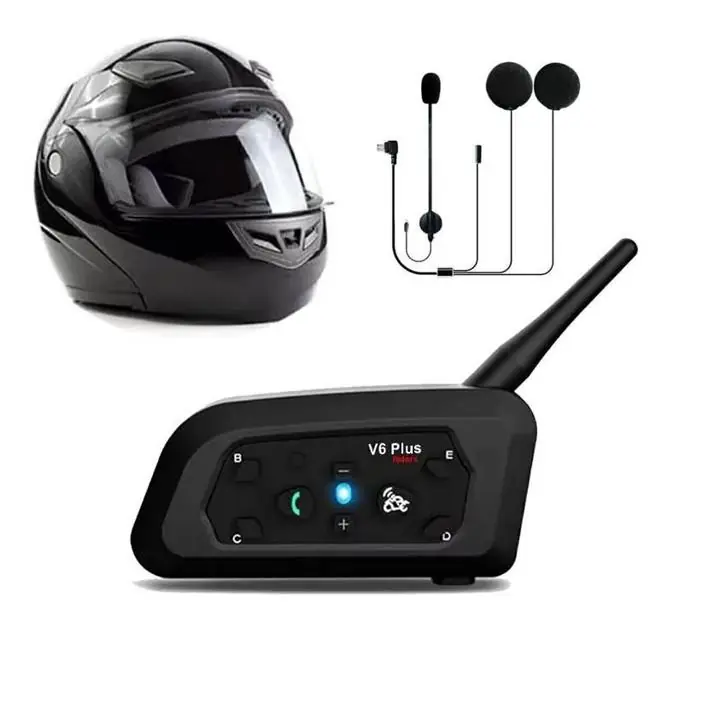 Intercomunicador de moto (se puede conectar 2 Intercomunicadores)