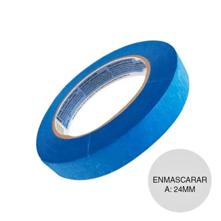 Cinta de enmascarar azul de 24mm luxom