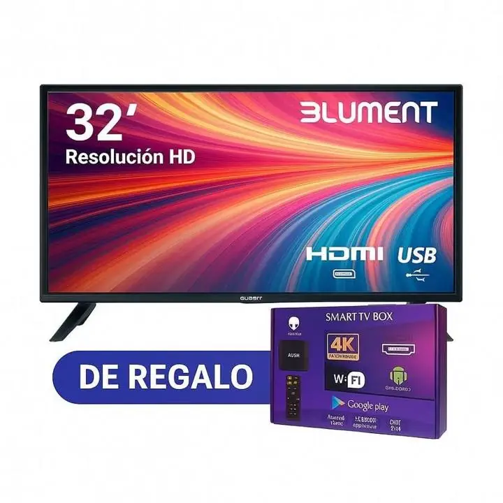 TV de 32 pulgadas con TV box