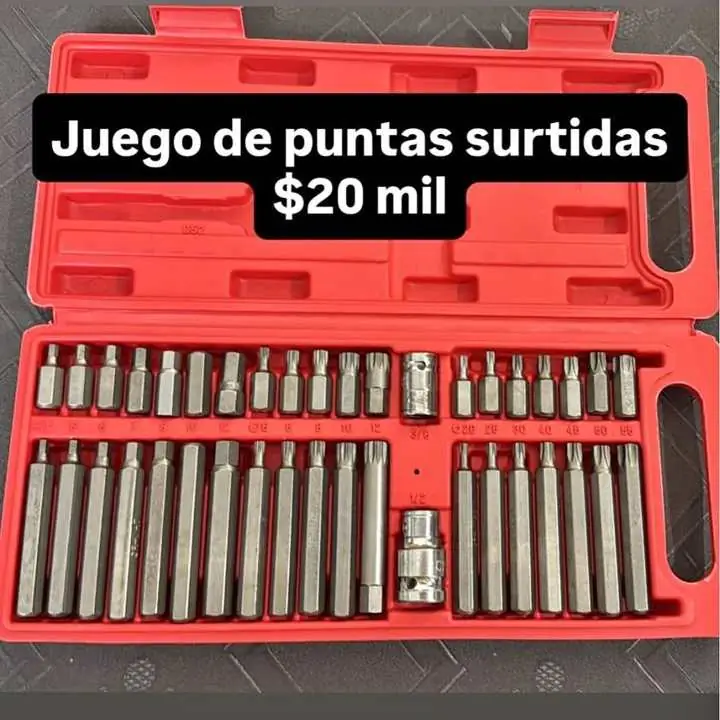 Juego de puntas surtidas
