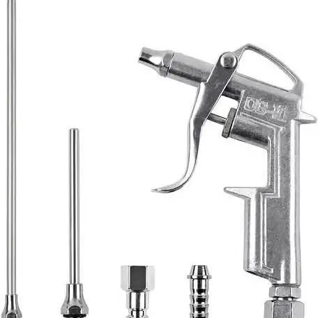 Pistola de aire para compresor con acoples