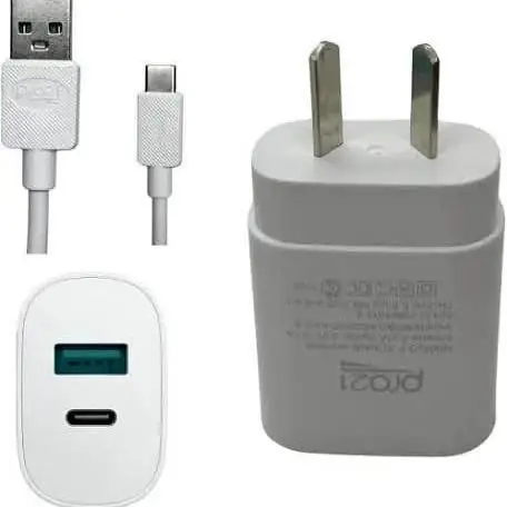 Cargador con cable usb C