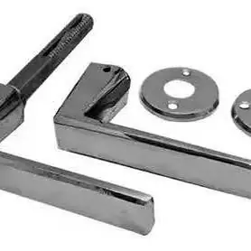 Manija puerta biselada aluminio