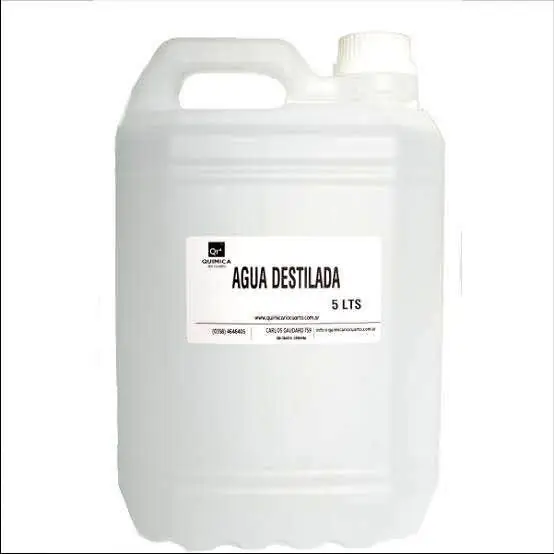 Agua destilada 5 litros