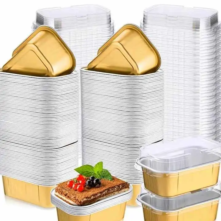 Budinera con Tapa Cuchareables Descartables para Pasteleria x 5 unidades