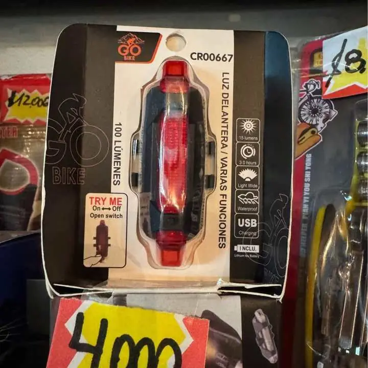 Luz trasera para bicicleta
